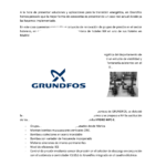 Soluciones y aplicaciones para la transición energética. Propuesta de Grundfos